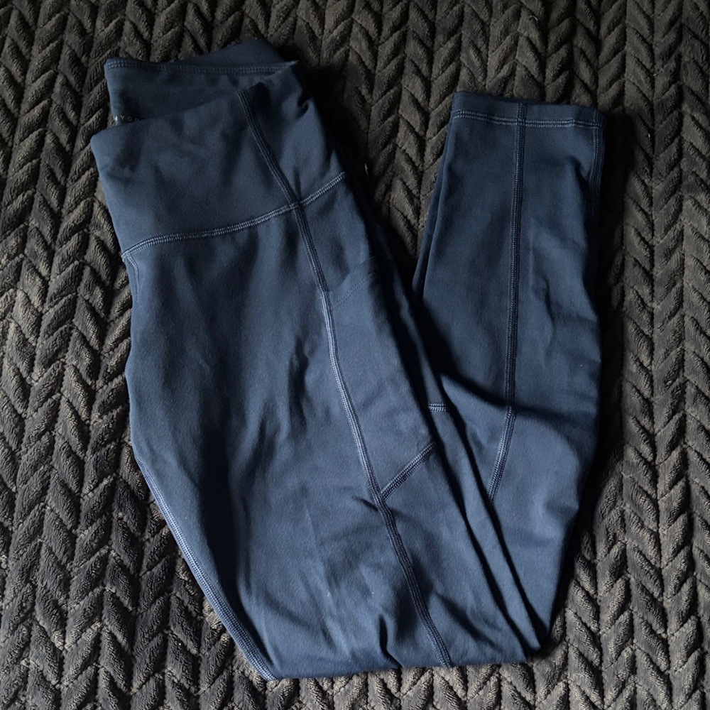 HeathYoga Navy Blue Leggings